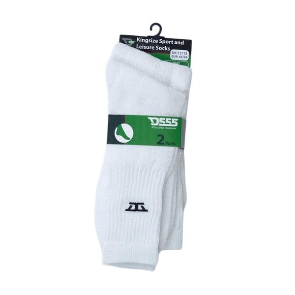 Duke Mens D555 Logan Kingsize Socks (Pack of 2)