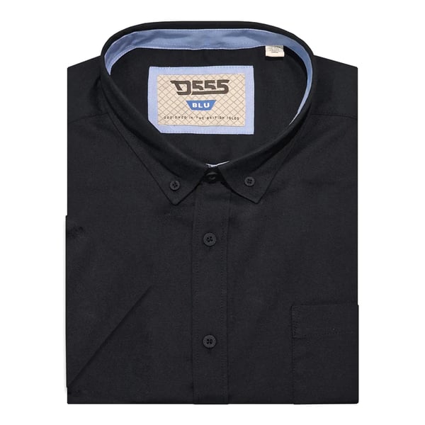 Duke Mens D555 James Oxford Kingsize Short-Sleeved Shirt