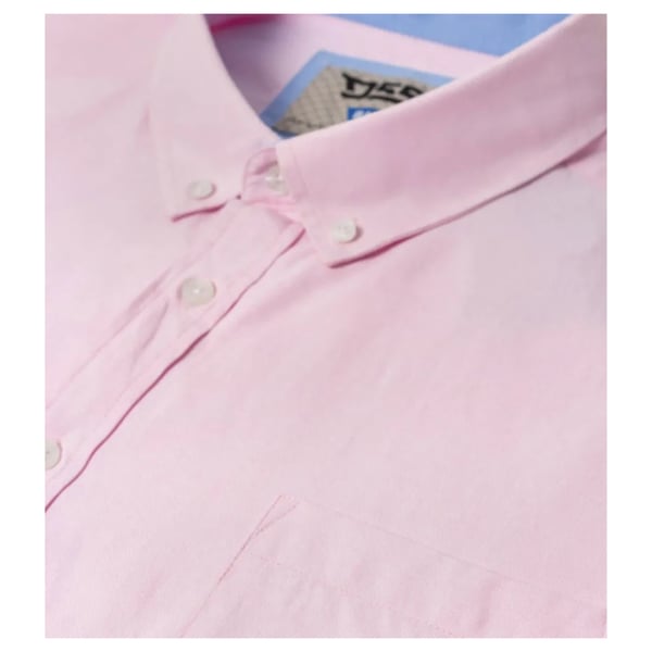 Duke Mens D555 James Oxford Kingsize Short-Sleeved Shirt