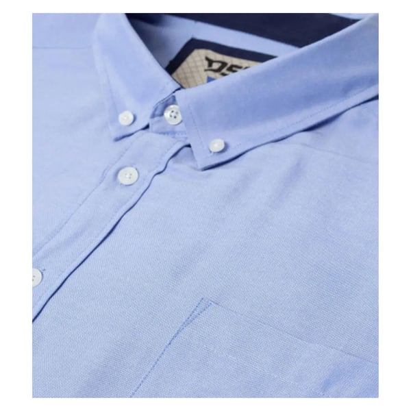 Duke Mens D555 James Oxford Kingsize Short-Sleeved Shirt