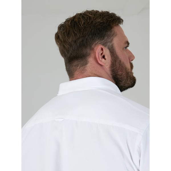 Duke Mens D555 James Oxford Kingsize Short-Sleeved Shirt