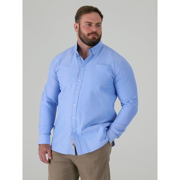 Duke Mens D555 Richard Oxford Kingsize Long-Sleeved Shirt