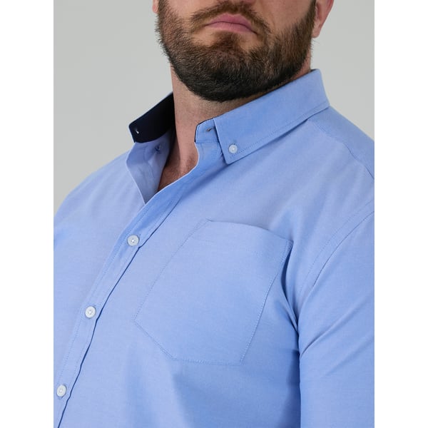 Duke Mens D555 Richard Oxford Kingsize Long-Sleeved Shirt