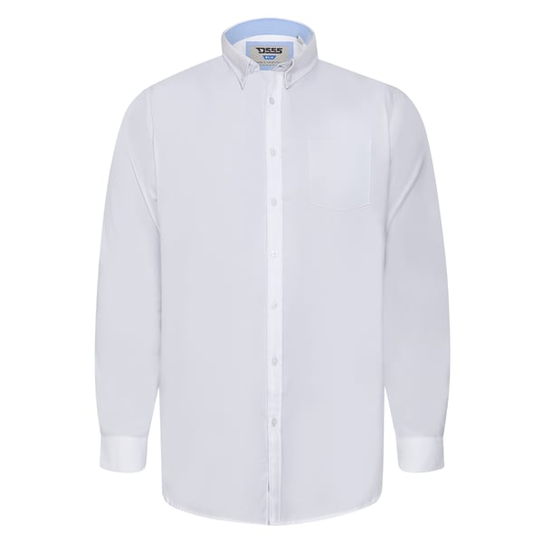 Duke Mens D555 Richard Oxford Kingsize Long-Sleeved Shirt Duke Mens D555 Richard Oxford Kingsize Long-Sleeved Shirt