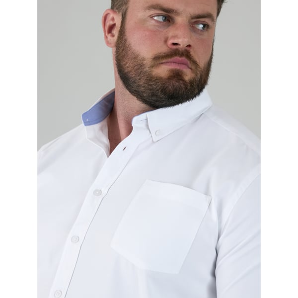 Duke Mens D555 Richard Oxford Kingsize Long-Sleeved Shirt