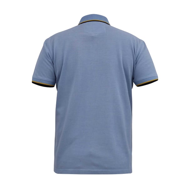 Duke Mens D555 Talbot Pique Jacquard Kingsize Polo Shirt