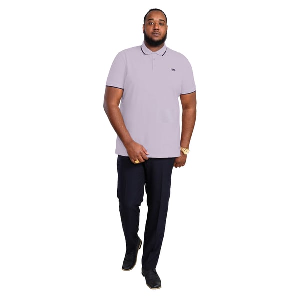 Duke Mens D555 Hamford 2 Tipped Pique Kingsize Polo Shirt