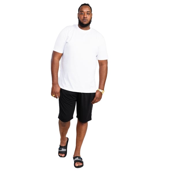Duke Mens D555 Rayan Jersey Side Stripe Kingsize Shorts (Pack of 2)