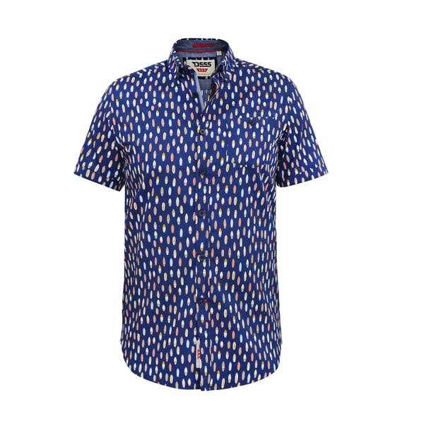 Duke Mens D555 Hackford Surfboard Button-Down Kingsize Short-Sleeved Shirt Duke Mens D555 Hackford Surfboard Button-Down Kingsize Short-Sleeved Shirt