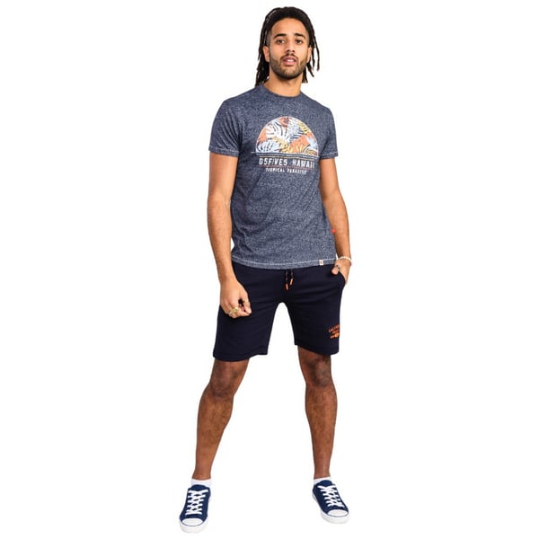Duke Mens D555 Upton Hawaii Leaf Print Kingsize T-Shirt