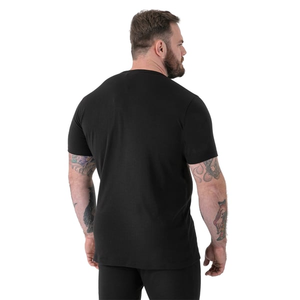 Duke Mens D555 Motherwell Thermal Kingsize lyhythihainen T-paita