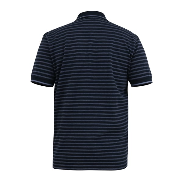 Duke Mens D555 Rosemary Stripe Jersey Woven Kingsize Polo Shirt