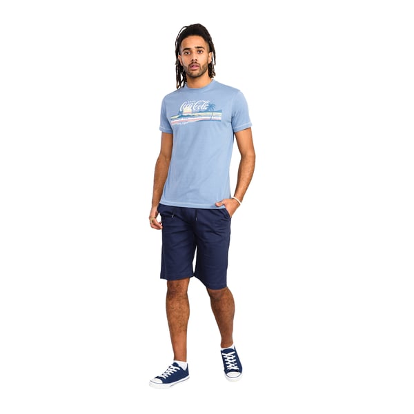 Duke Mens D555 Norfolk Beach Scene Coca Cola T-Shirt