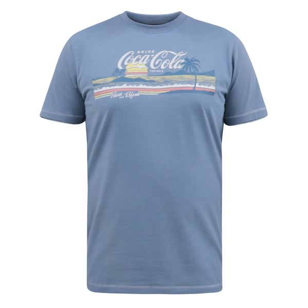 Duke Mens D555 Norfolk Beach Scene Coca Cola T-Shirt