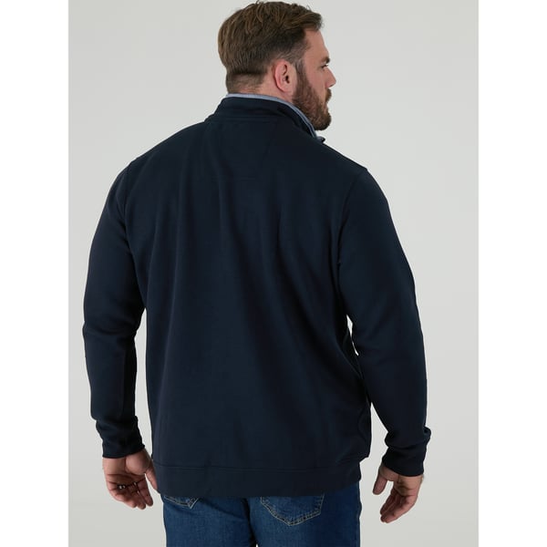 Duke Mens D555 Russel Embroidered Logo Fleece Kingsize Sweatshirt
