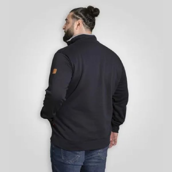 Duke Mens D555 Russel Embroidered Logo Fleece Kingsize Sweatshirt