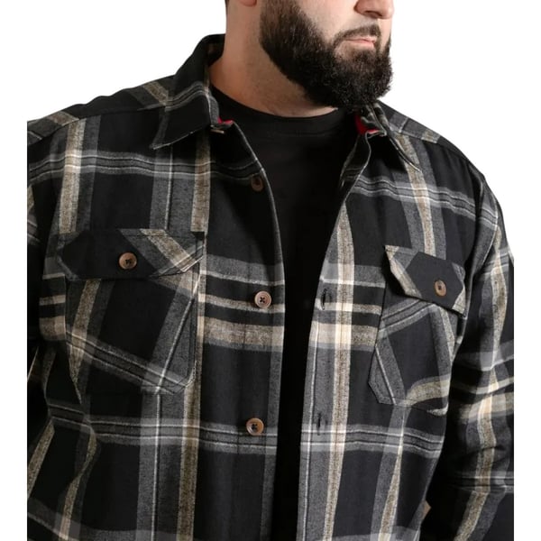 Duke Mens D555 Falkirk Checked Kingsize Shirt Jacket