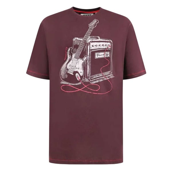 Duke Mens D555 Barnsley Guitar Kingsize T-Shirt