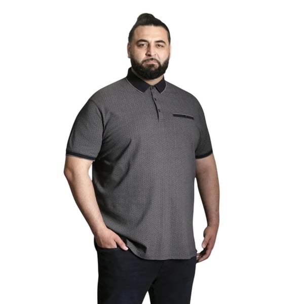 Duke Mens D555 Scarborough All-Over Print Kingsize Polo Shirt
