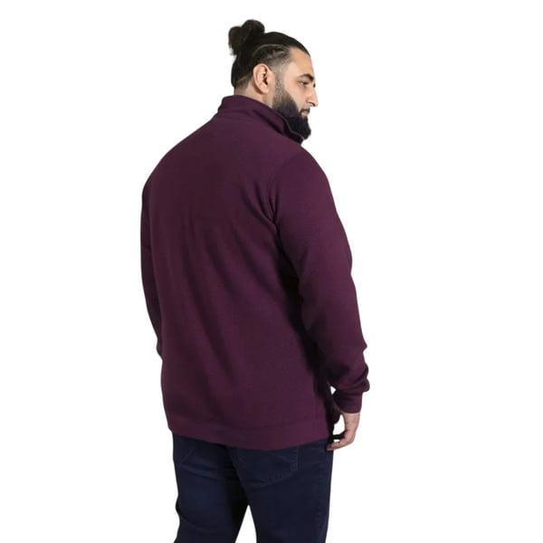 Duke Mens D555 Lancaster Quilted Quarter Zip Kingsize Sweatshirt