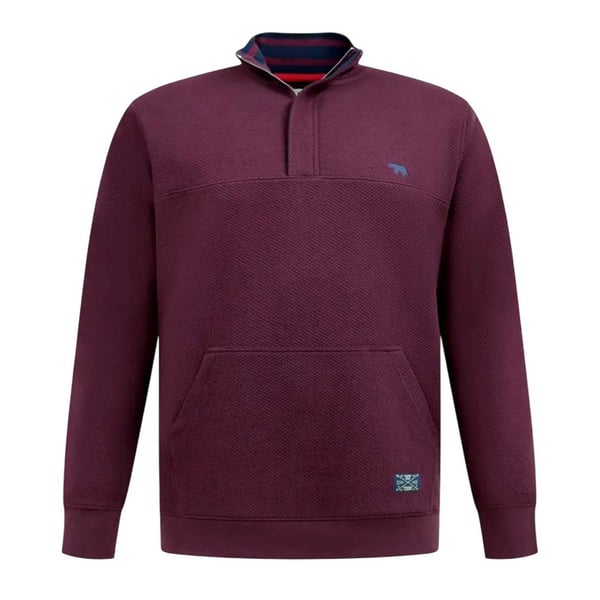 Duke Mens D555 Lancaster Quilted Quarter Zip Kingsize Sweatshirt