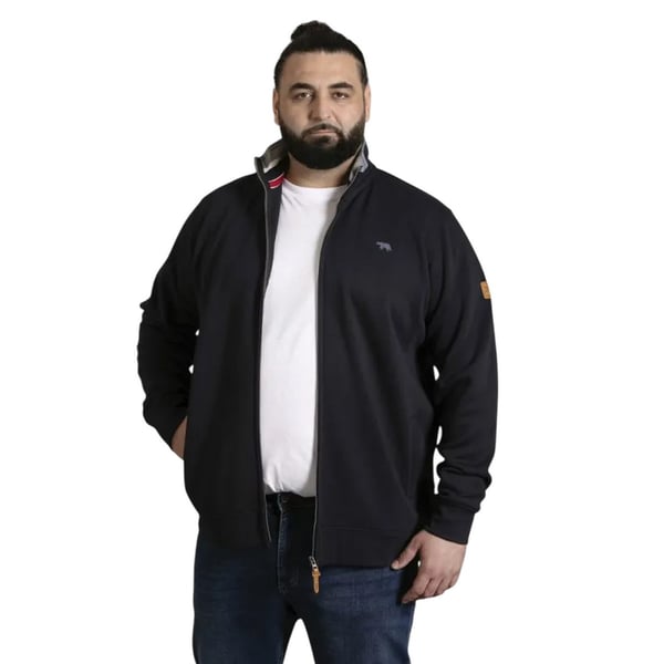 Duke Mens D555 Johnson Full Zip Kingsize Sweatshirt