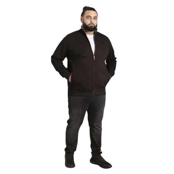 Duke Mens D555 Johnson Full Zip Kingsize Sweatshirt
