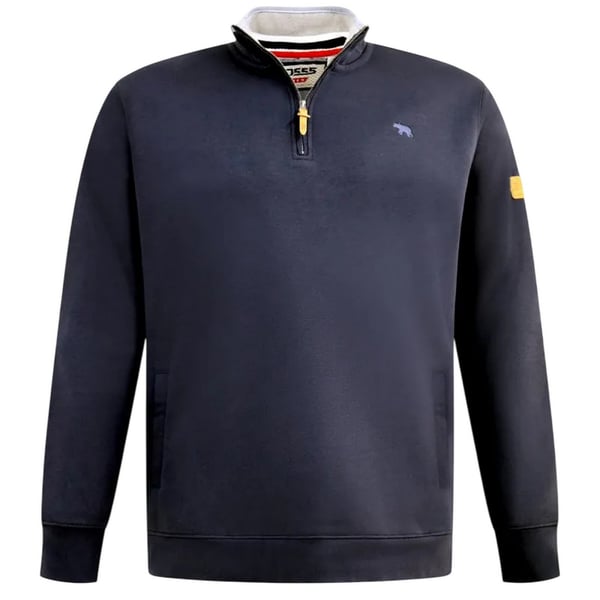 Duke Mens D555 Russel Quarter Zip Kingsize Fleece Top Duke Mens D555 Russel Quarter Zip Kingsize Fleece Top