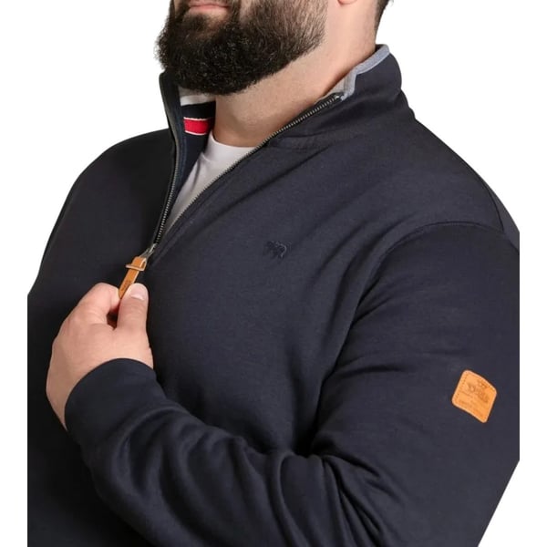 Duke Mens D555 Russel Quarter Zip Kingsize Fleece Top