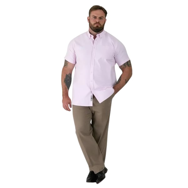 Duke Mens James D555 Tall Short-Sleeved Shirt