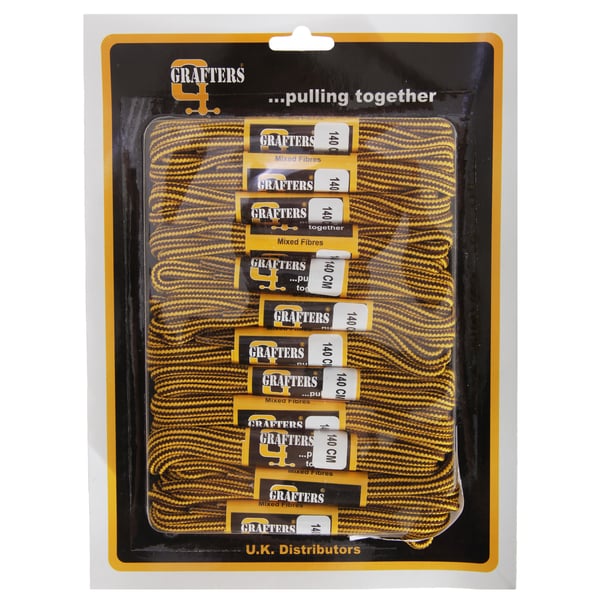 Grafters Round 140cm Boot Laces (Pack Of 12)