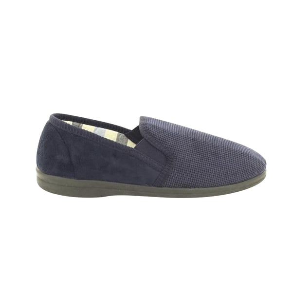 Sleepers Mens Harry Memory Foam Twin Gusset Slippers