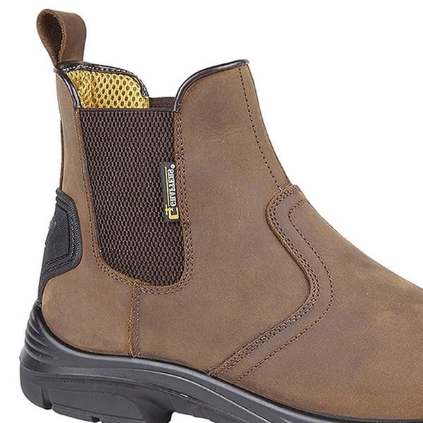 Grafters Mens Super Wide EEEE Fitting Pull On Safety Dealer Boots