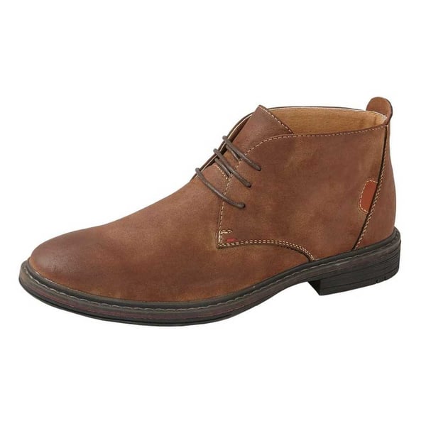 Goor Mens 3 Eye Synthetic Nubuck Desert Boots