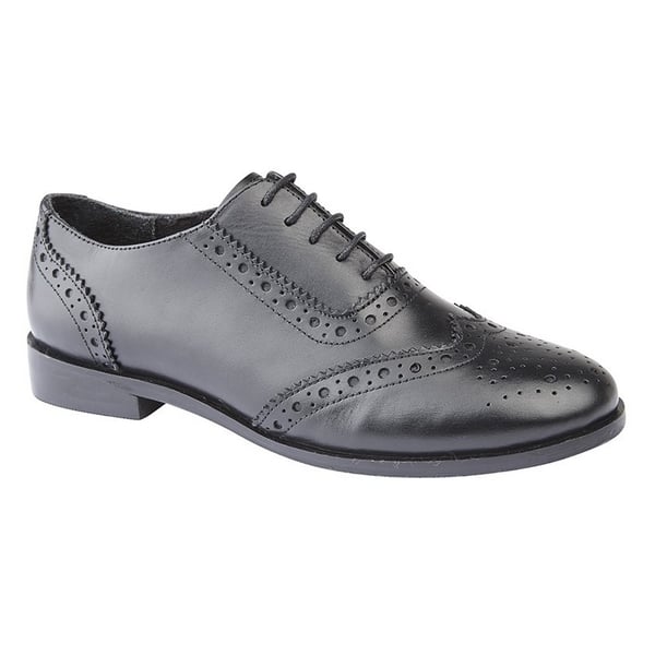 Cipriata Dame/Damer Violetta læder Brogue Oxford sko