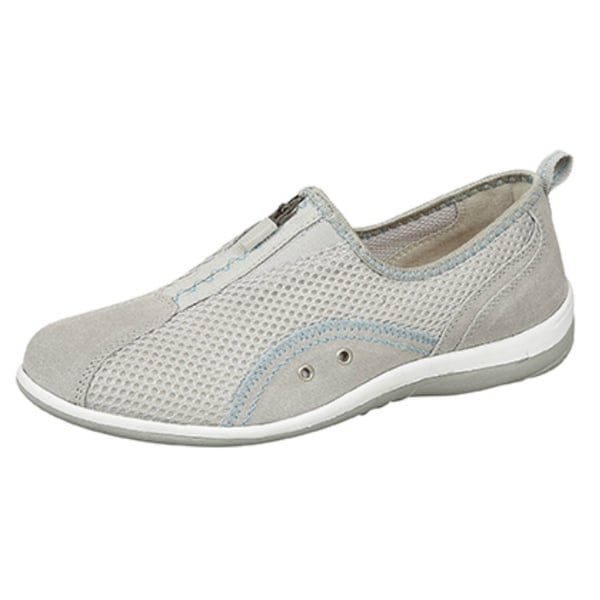 Boulevard Kvinder/damer Zip elastisk kile fritidssko med elastisk kile