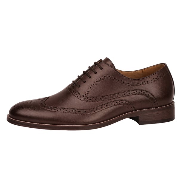 Goor Childrens Boys Brogued Wing Tip Smart Shoe