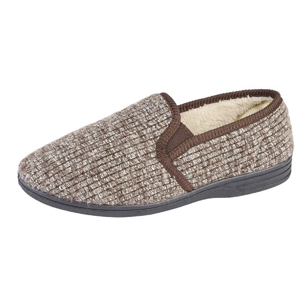 Zedzzz Mens Keith Fluffy Classic Slippers
