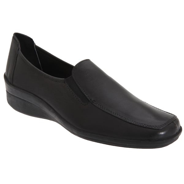 Mod Comfys Womens/Ladies Flexible Softie Leather Twin Gusset Casual Shoes