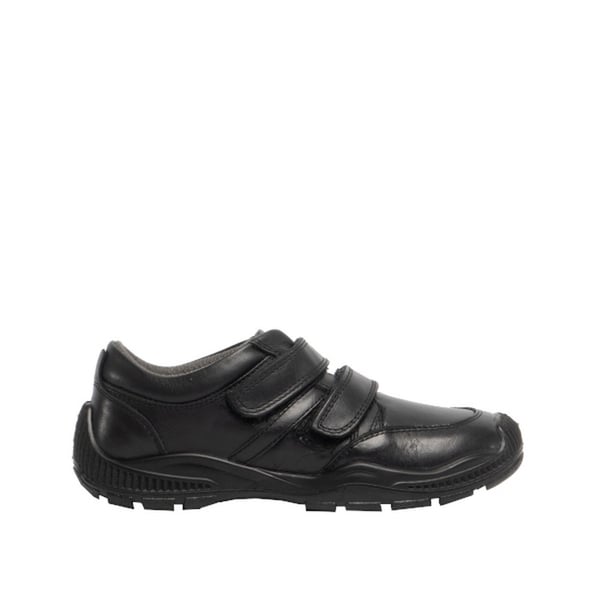 Roamers Boys Twin Touch Fastening Leather Shoe With Toe Guard