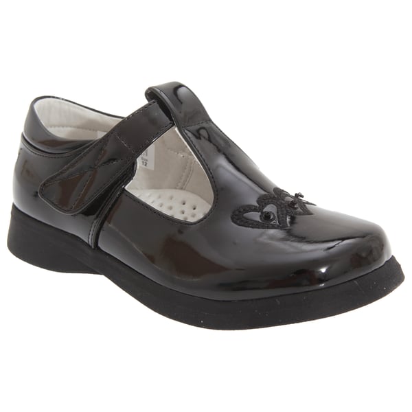 Boulevard Girls Touch Fastening T Bar Shoes