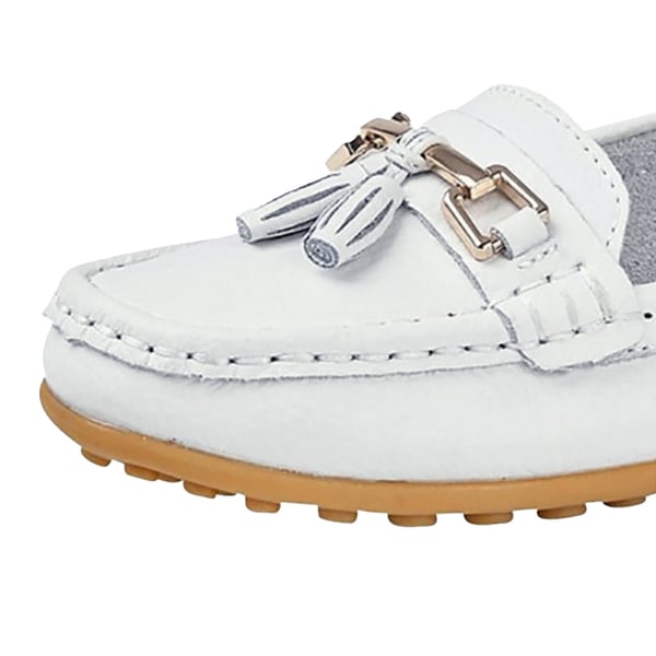 Boulevard Womens/Ladies Action Leather Tassle Loafers