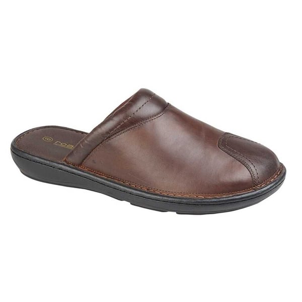 Roamers Mens Leather Clogs