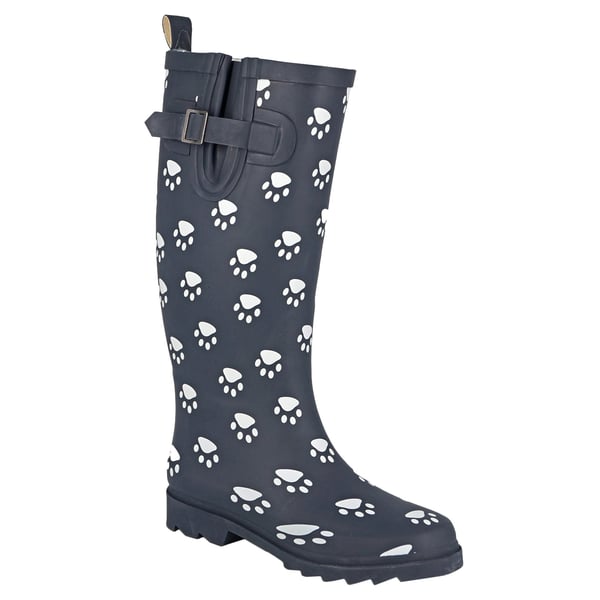 StormWells Naisten/Ladies Paw Print Kumiset Saappaat