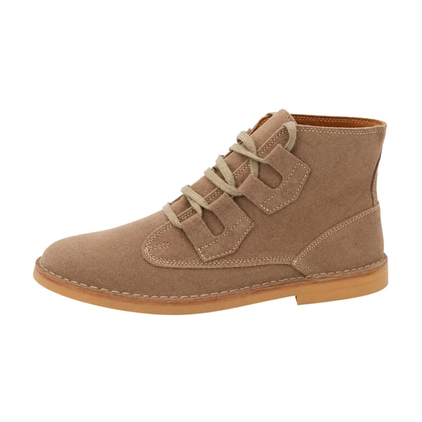 Roamers Mens Ghillie Tie Real Suede Desert Boots