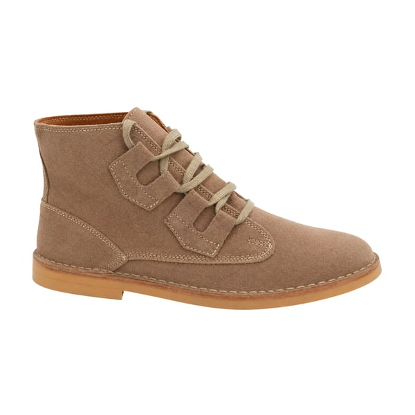 Roamers Mens Ghillie Tie Real Suede Desert Boots