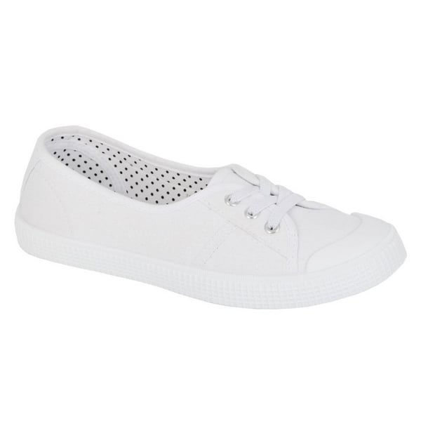 Rdek Kvinder/Damer Canvas Pumper