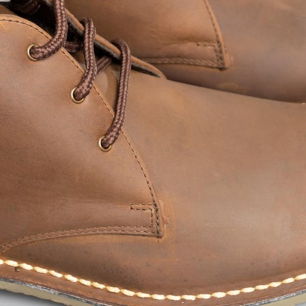 Roamers Mens Waxy Leather Fulfit Desert Boots