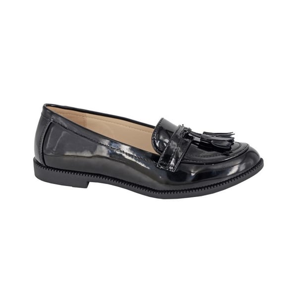 Boulevard Womens/Ladies Patent PU Tassel Loafers