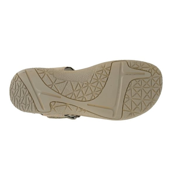 Mod Comfys Womens/Ladies Foil Print Suede Sandals